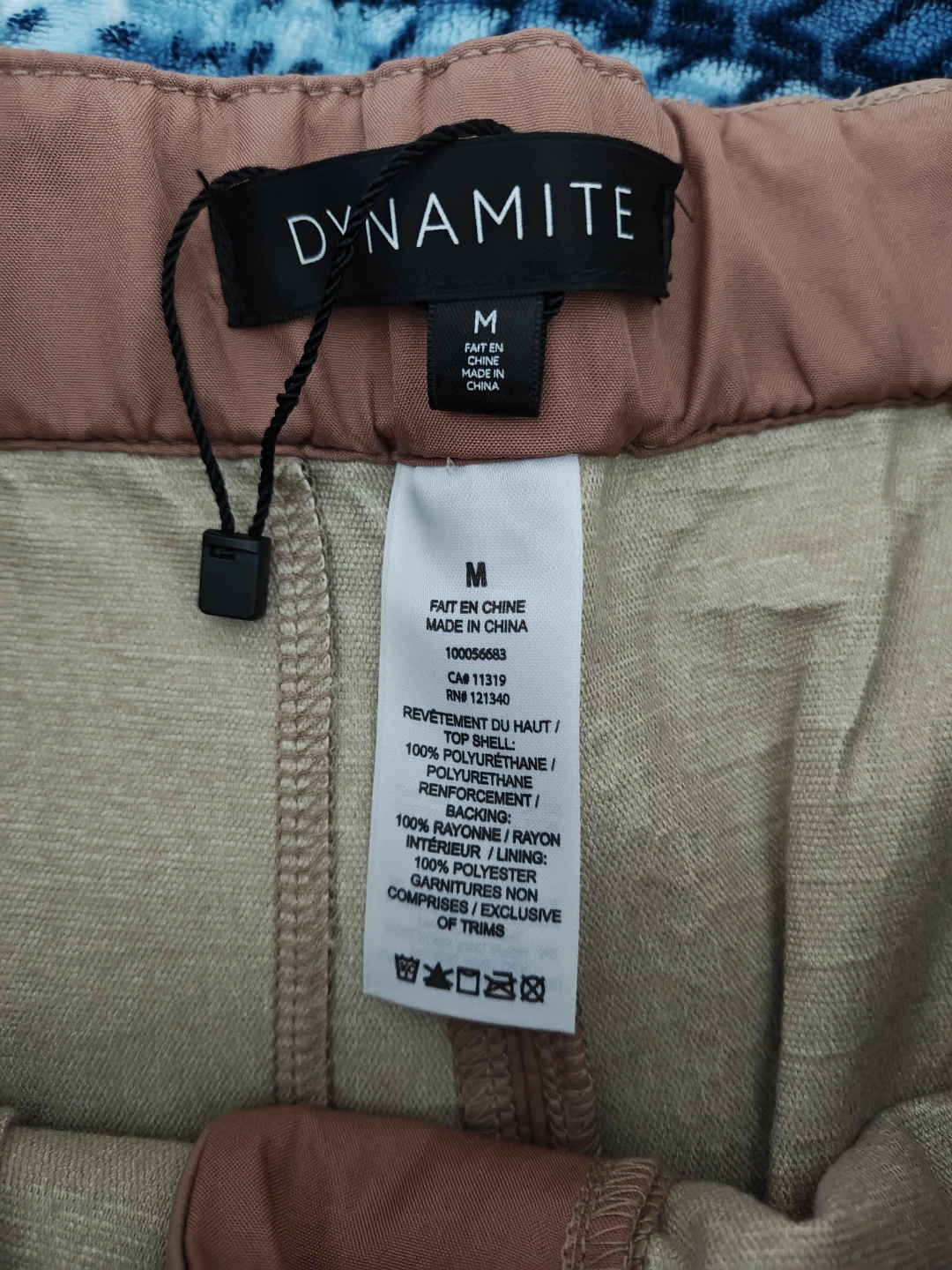 Dynamite Faux Leather Crocodile Print Shorts Size M - photo 4