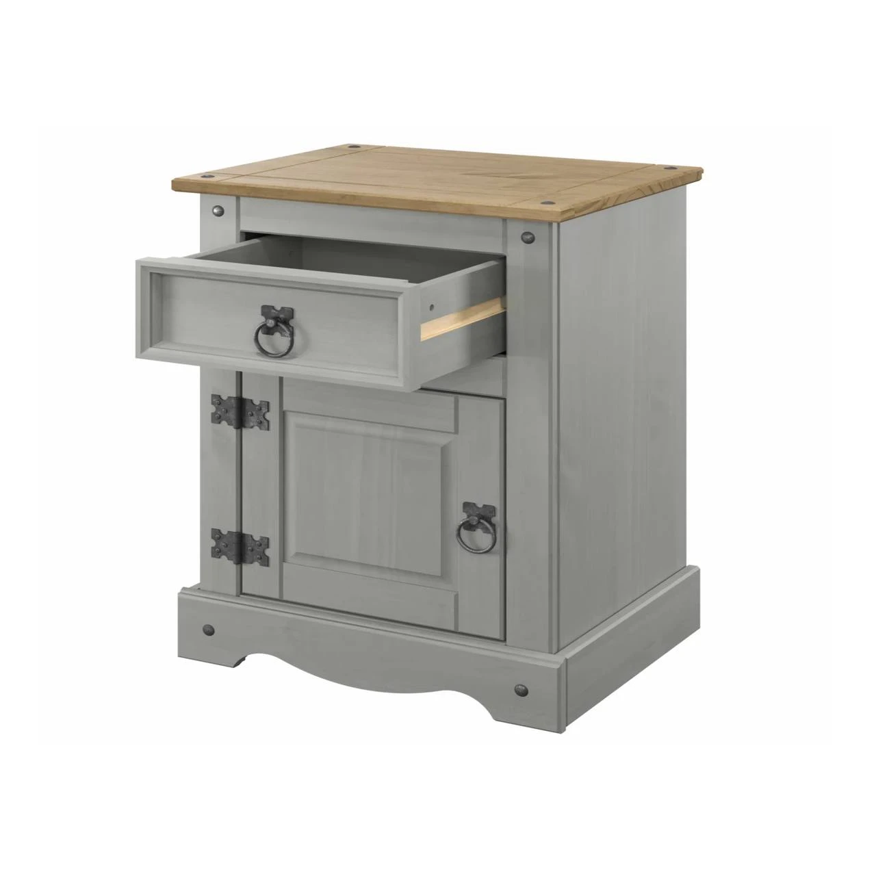 Corona Nightstand Grey