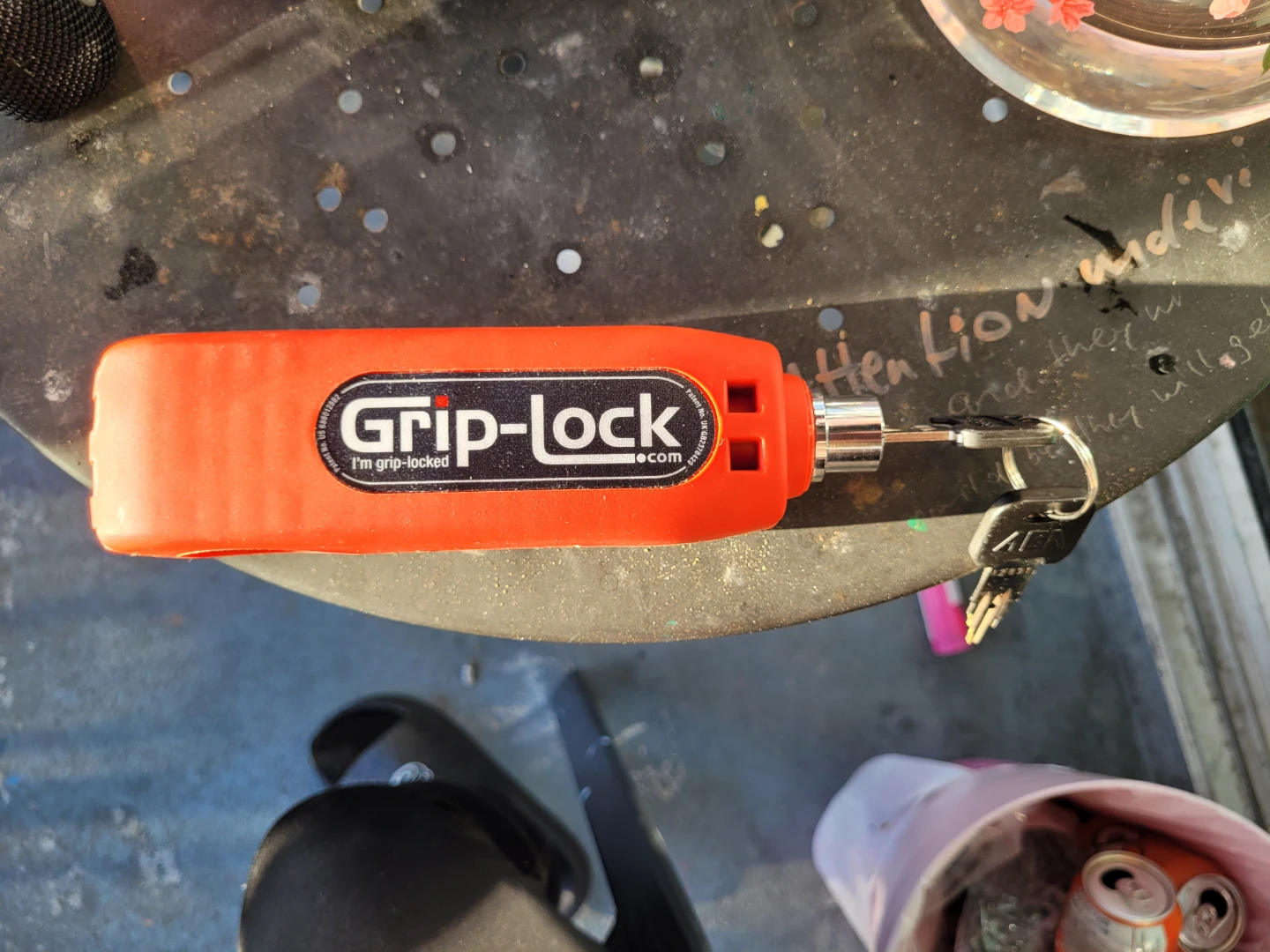 Grip-Lock Anti-Theft Device