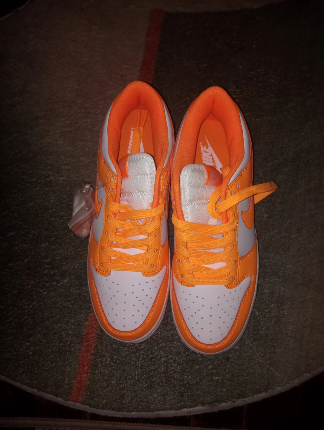 Nike Dunk Low White Orange Men's Shoes - photo 3