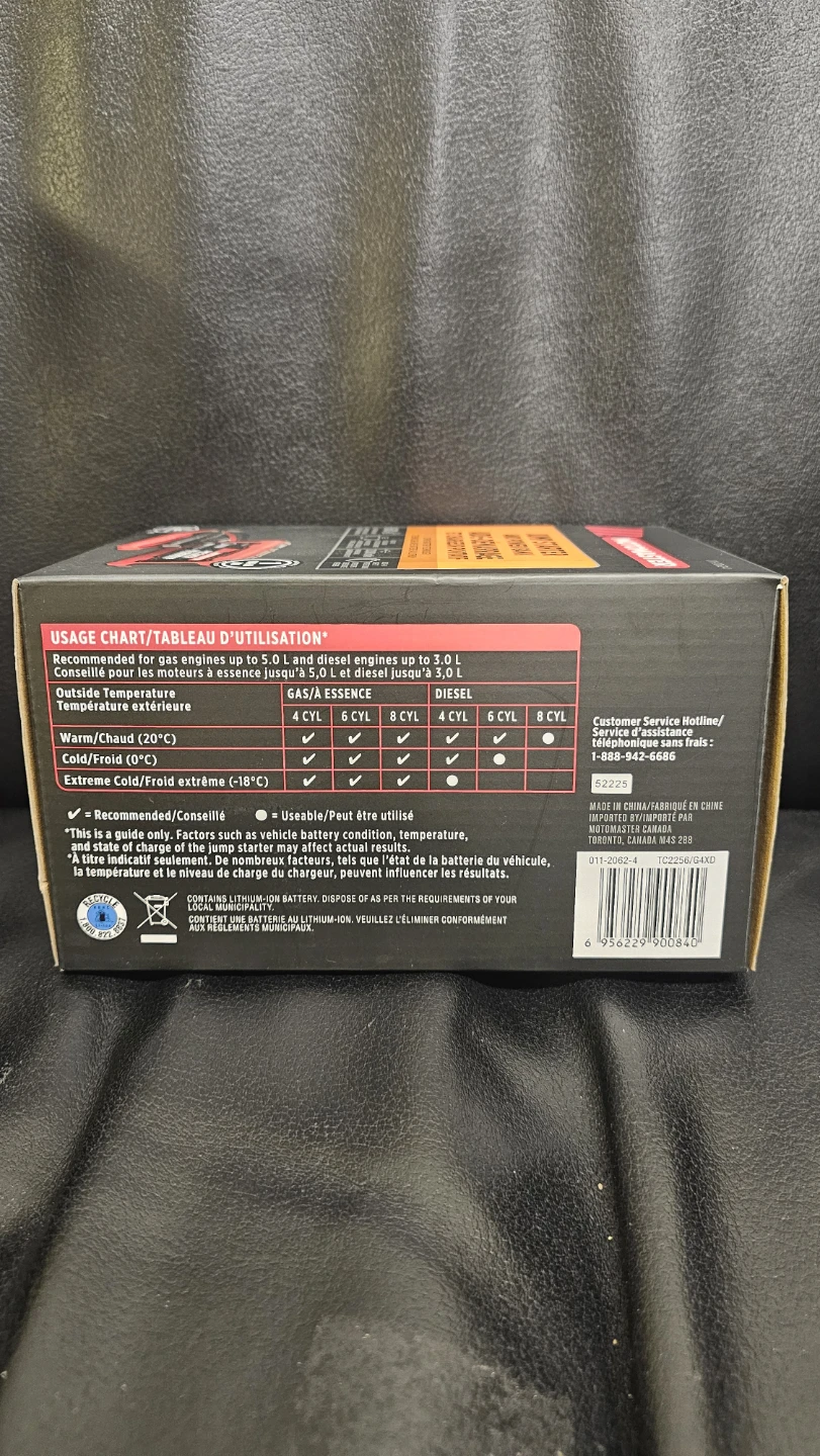 Motomaster Jump Starter and Power Bank 600A - photo 3