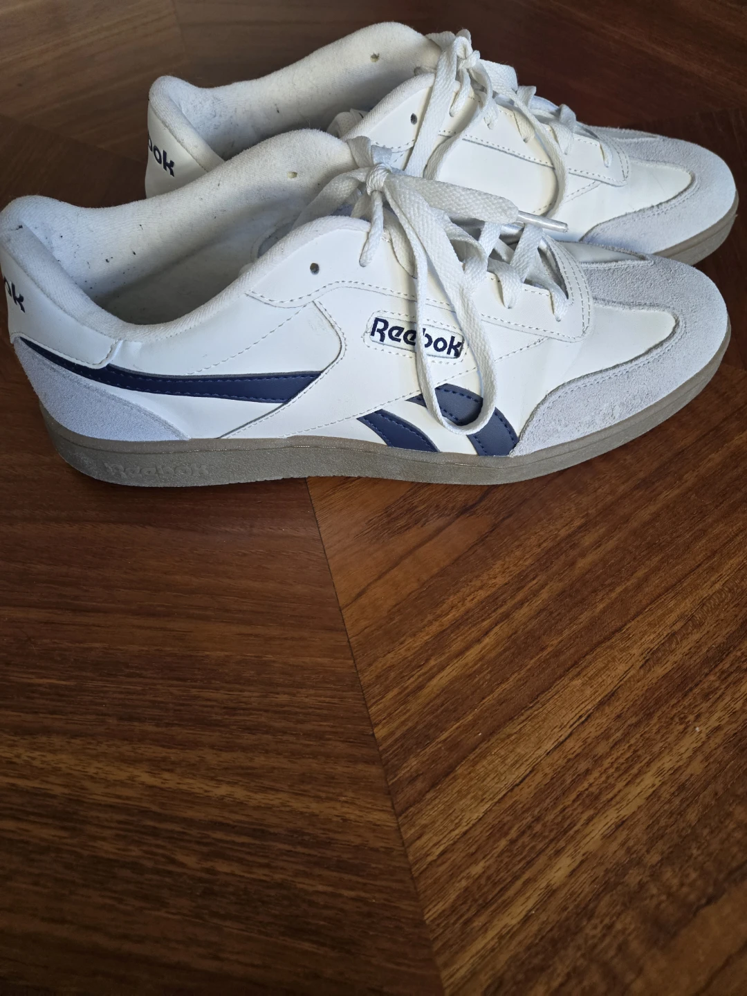 Reebok white gum sole sneakers [11]