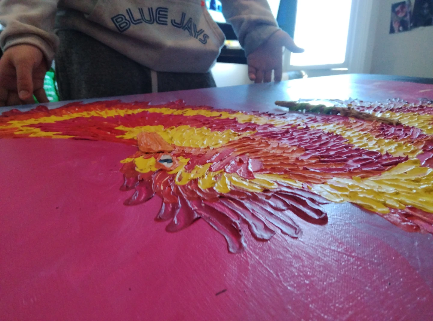 Handmade Phoenix Painting "I'll Always Rise" - photo 5