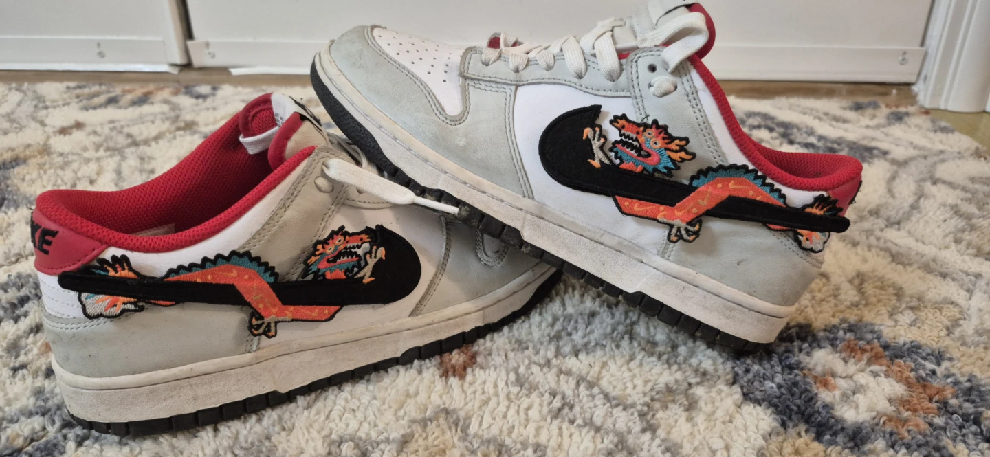 Nike Dunk Low GS 'Year of the Dragon' Shoes Size 7Y - photo 2
