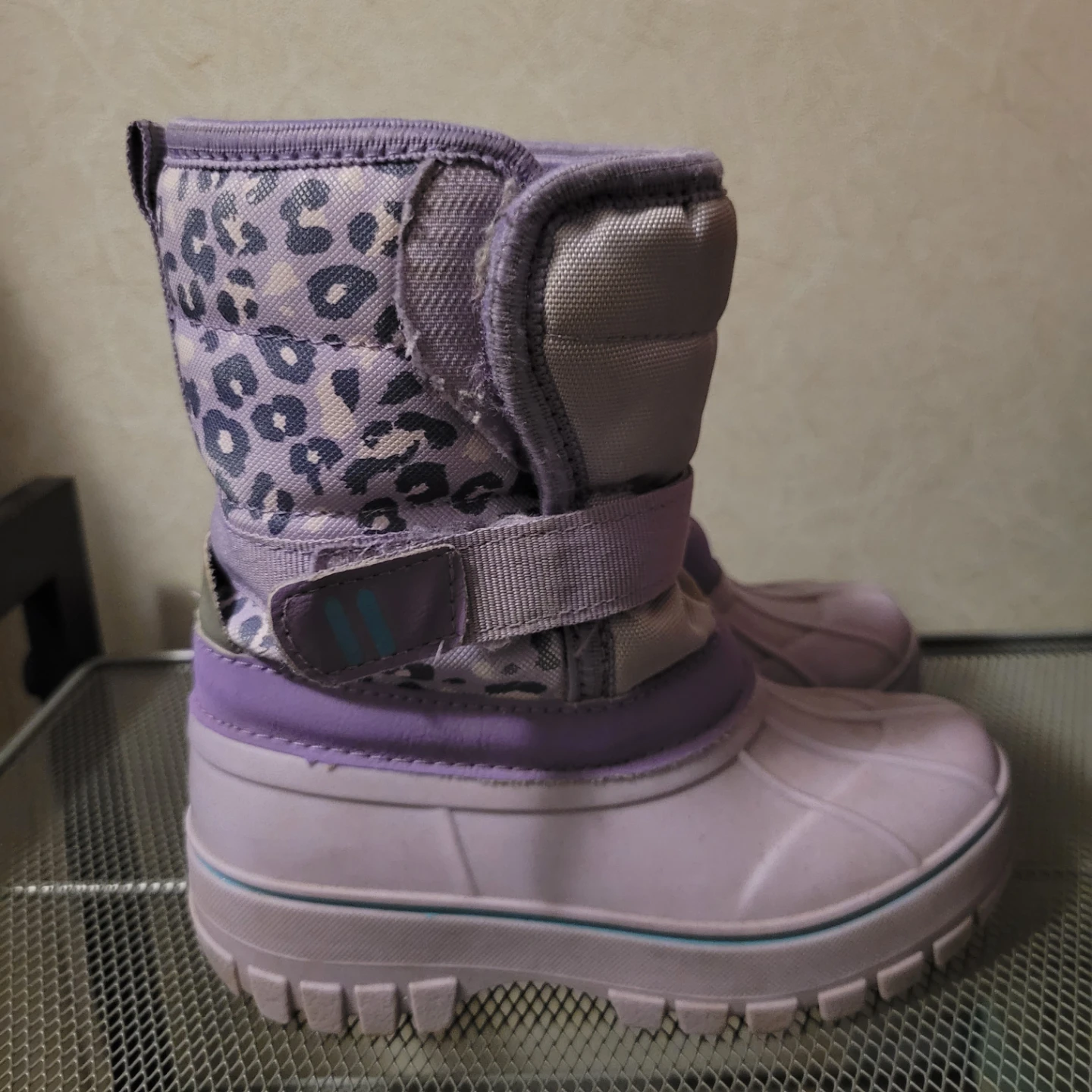 Children's Purple Snow Boots Size 9/10