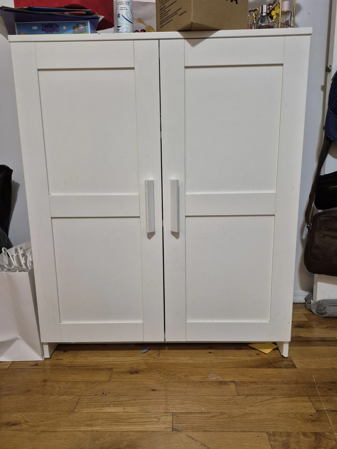 White 2-Door Cabinet