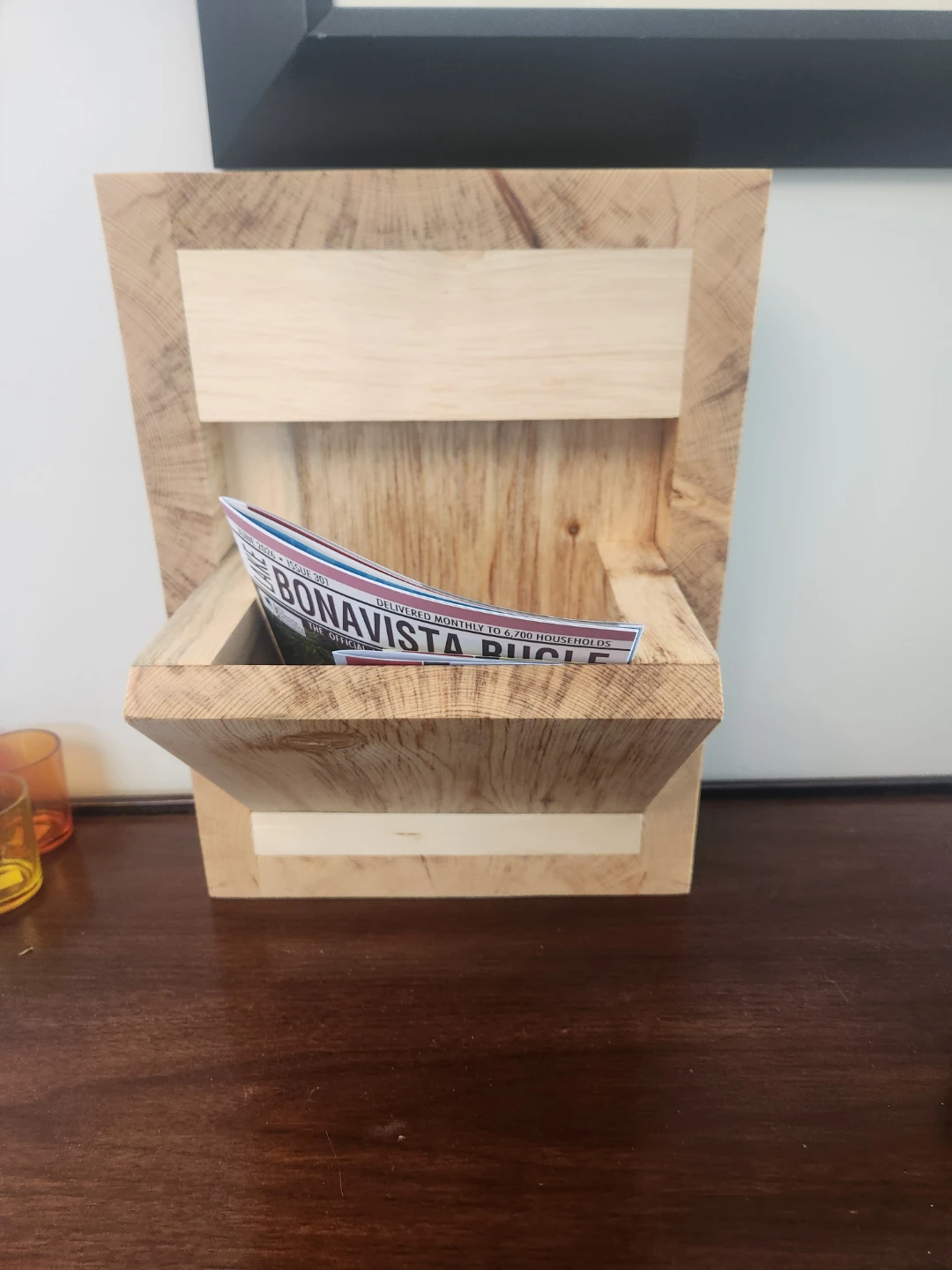 Wooden Mail Holder / Organizer