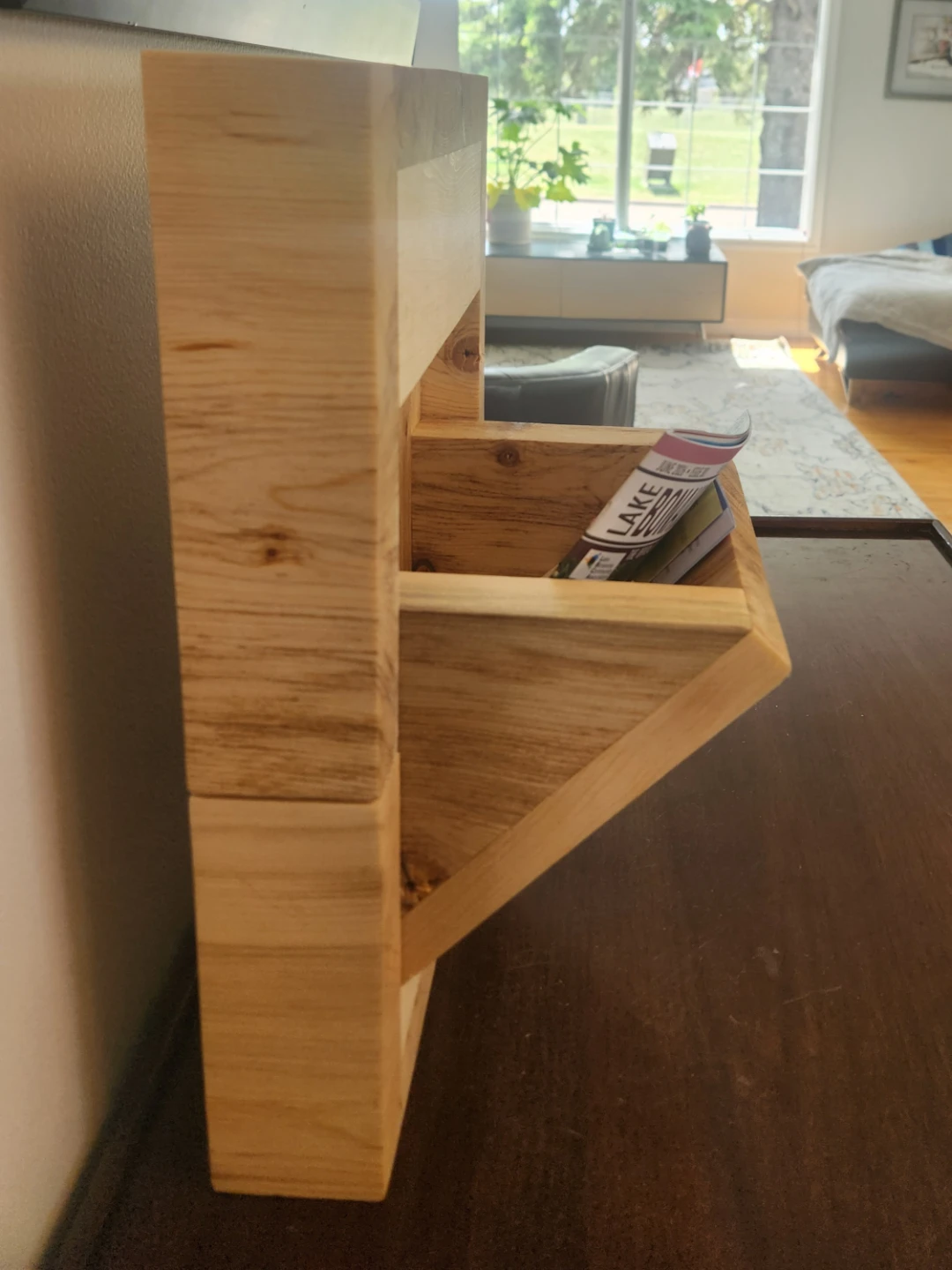 Wooden Mail Holder / Organizer - photo 2