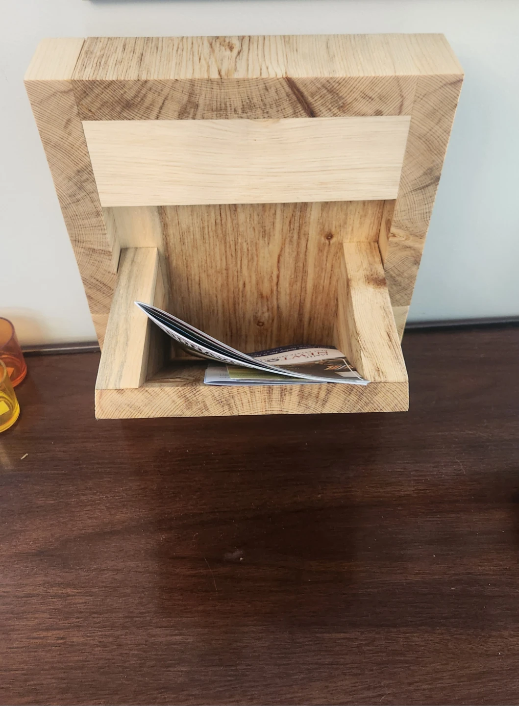 Wooden Mail Holder / Organizer - photo 3
