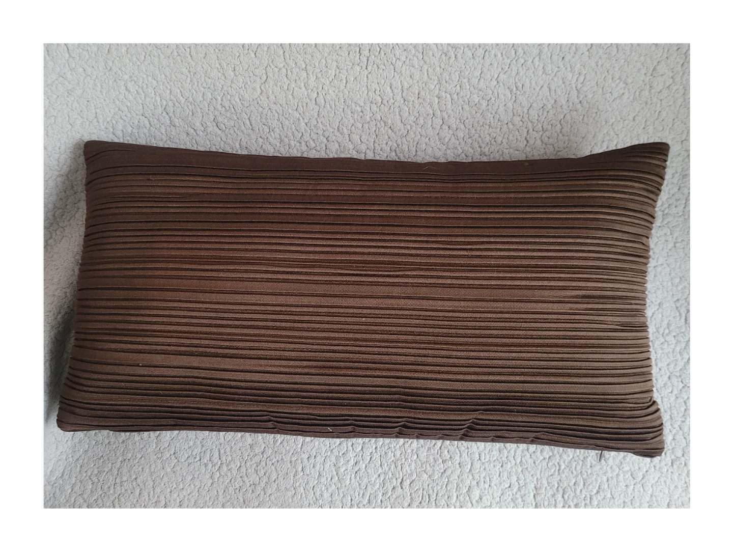 Rich Brown Striped Throw Pillows Set of 3 - photo 3