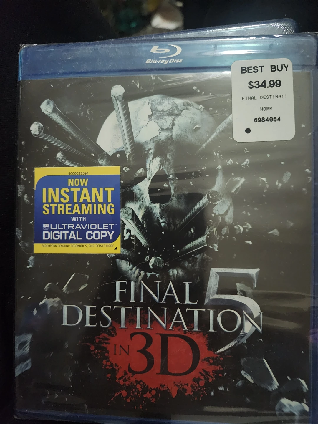 Final Destination 5 3D Blu-ray Disc