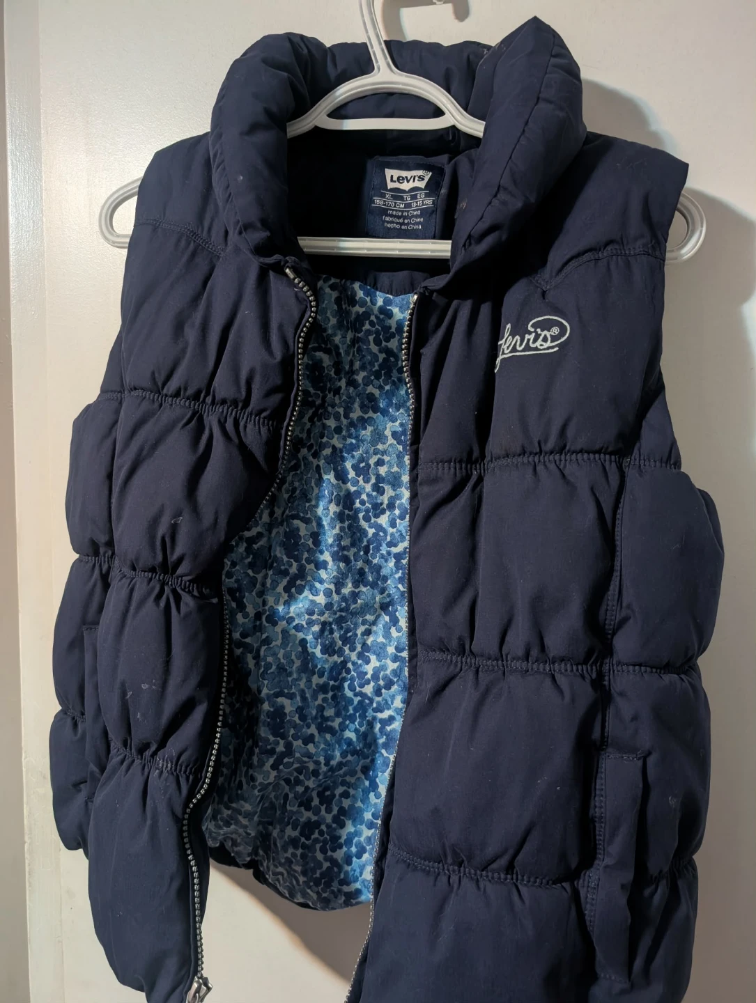 Levi's Puffer Vest - Navy Blue - XL (13-15 YRS)
