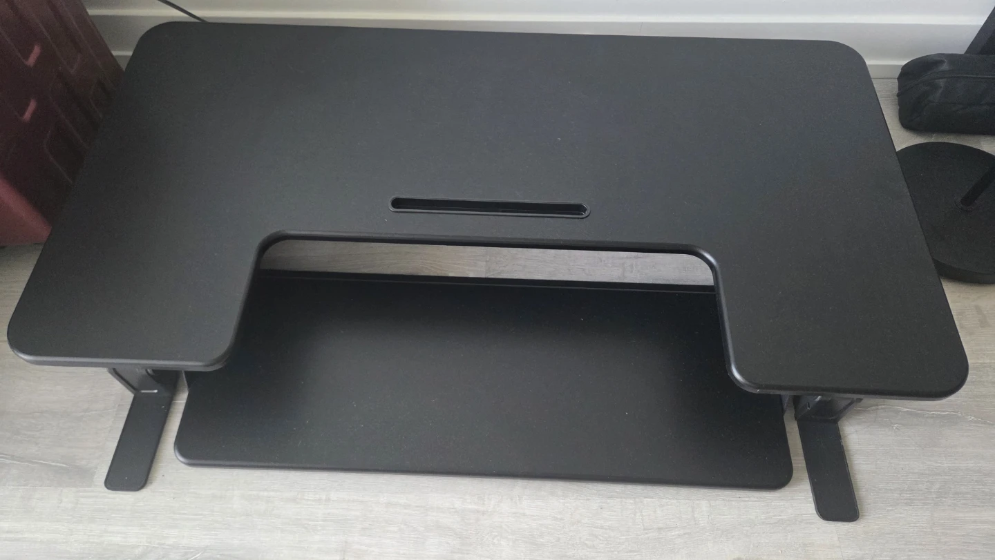 Black Standing Desk Converter