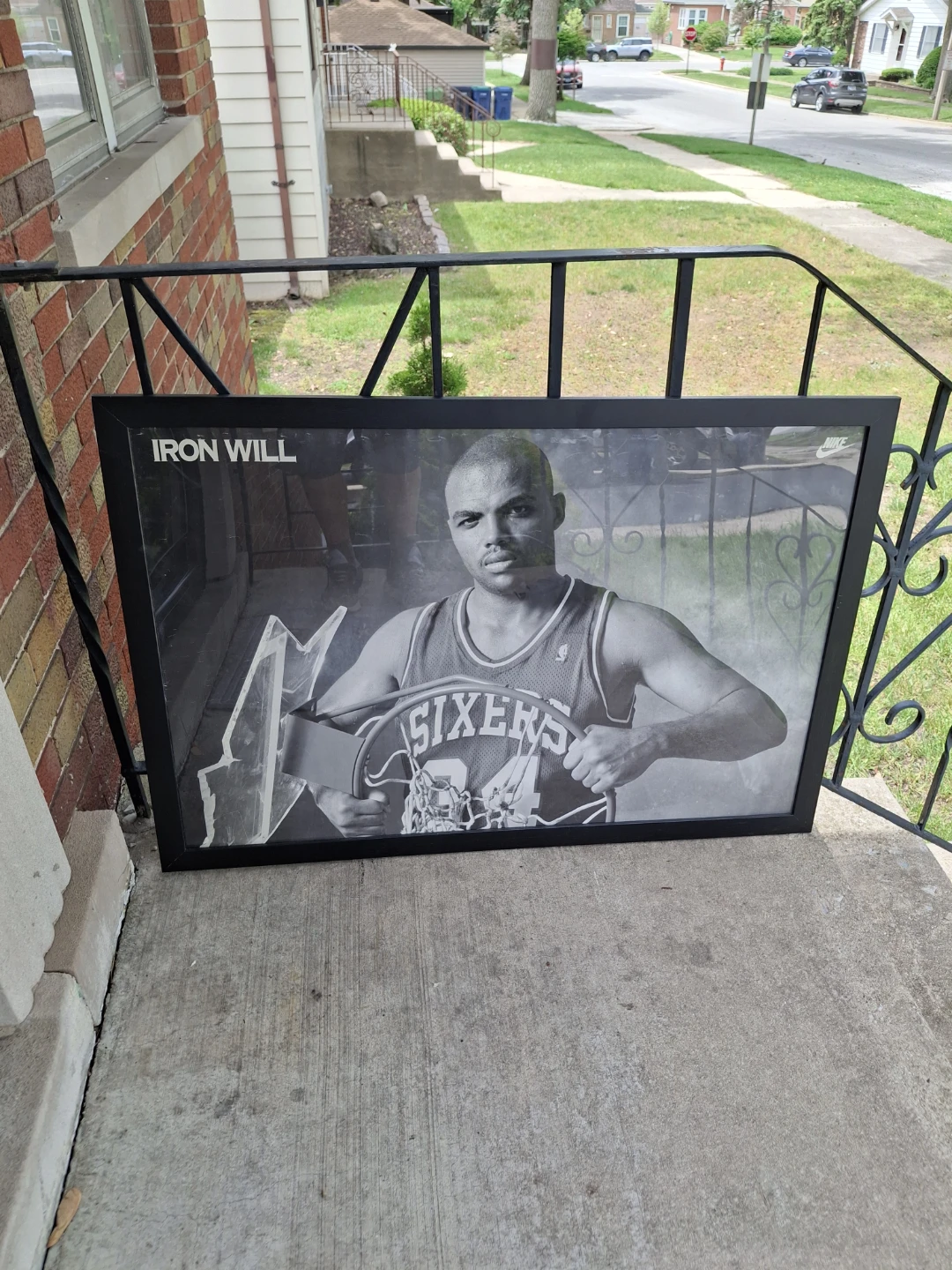Charles Barkley "Iron Will" Framed Poster