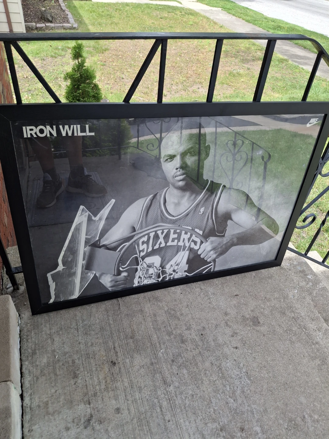 Charles Barkley "Iron Will" Framed Poster - photo 2