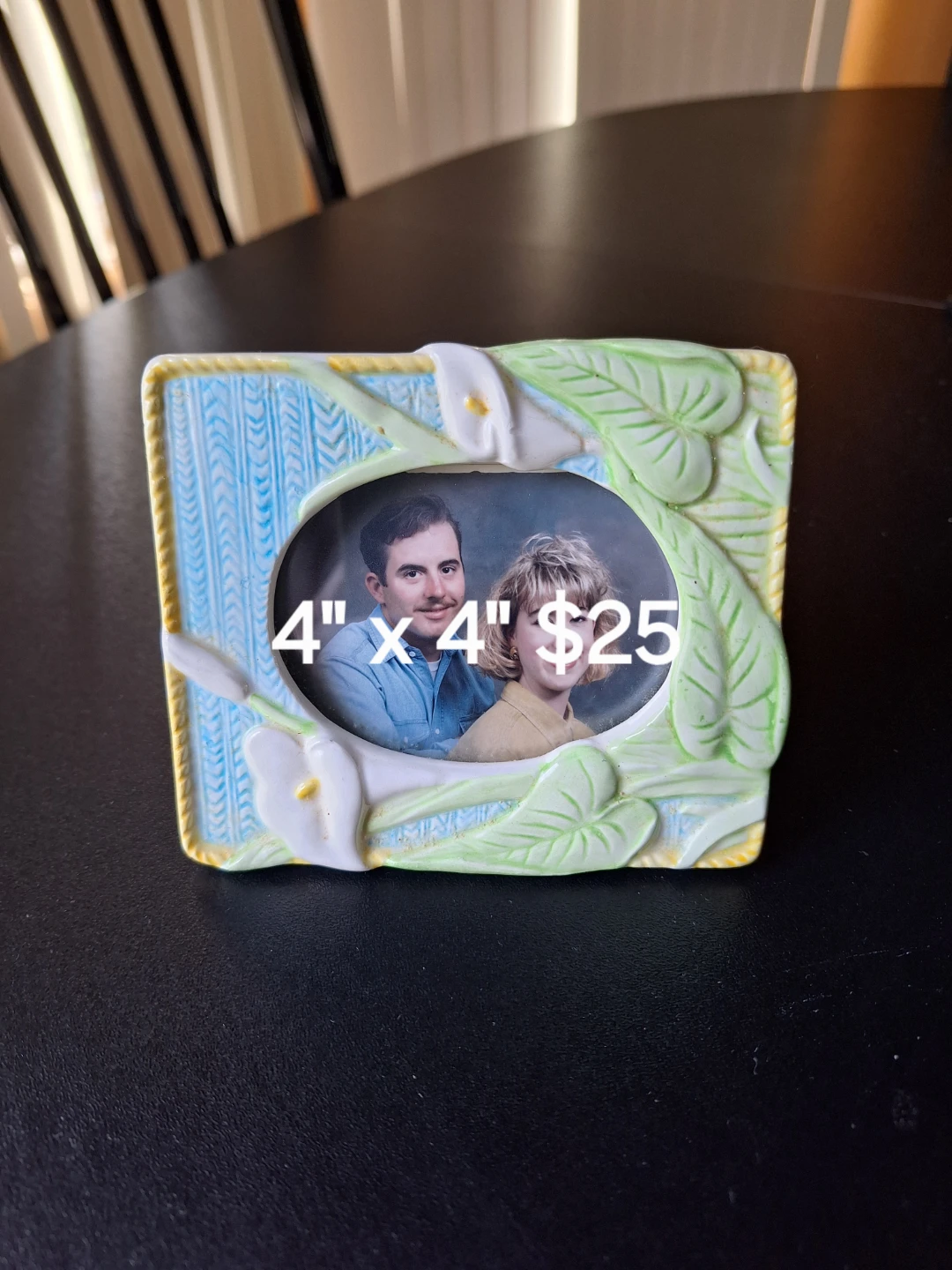 Floral 4x4 Picture Frame