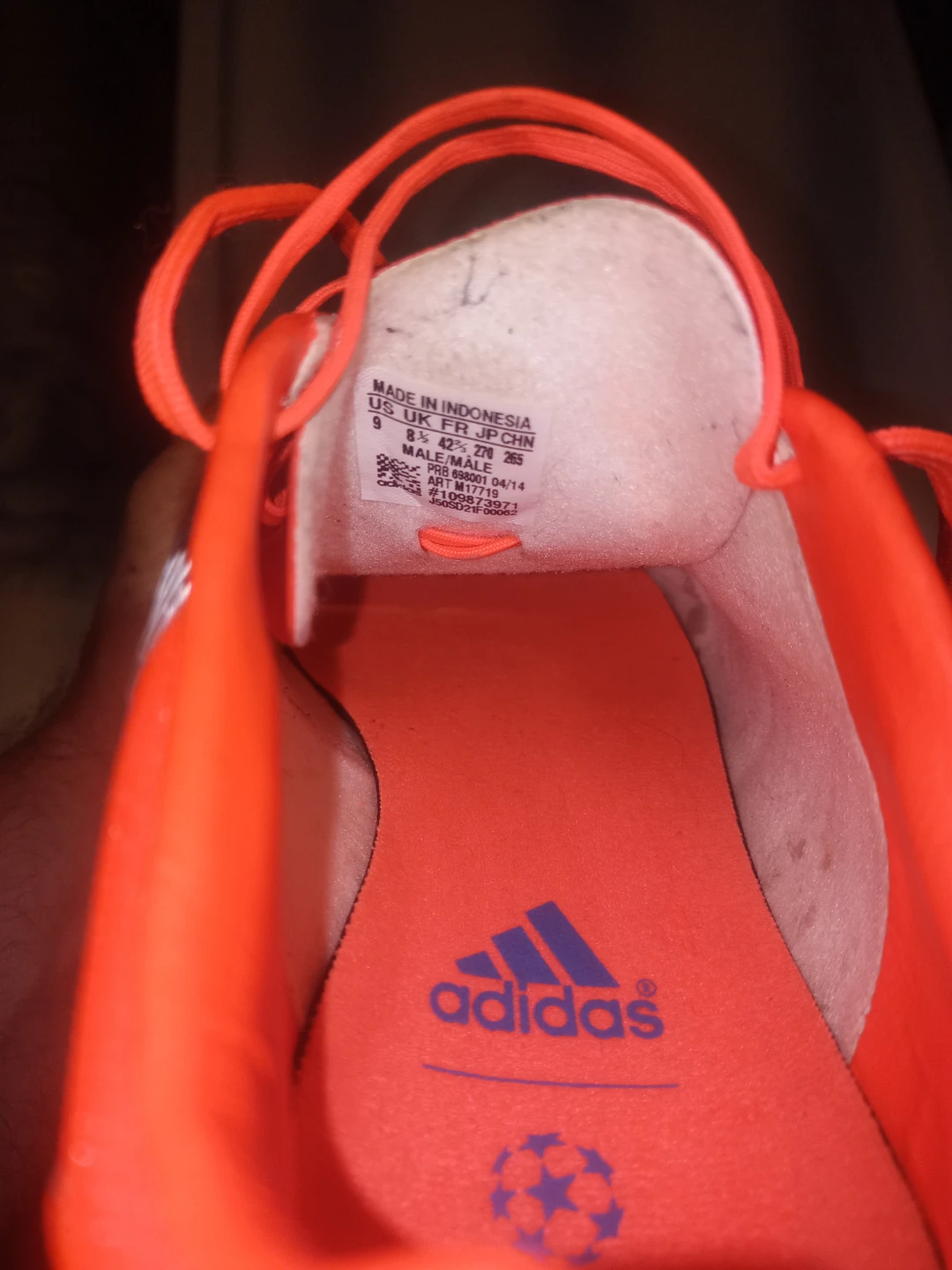Adidas Nitrocharge 1.0 Soccer Cleats - Size 9 - photo 5