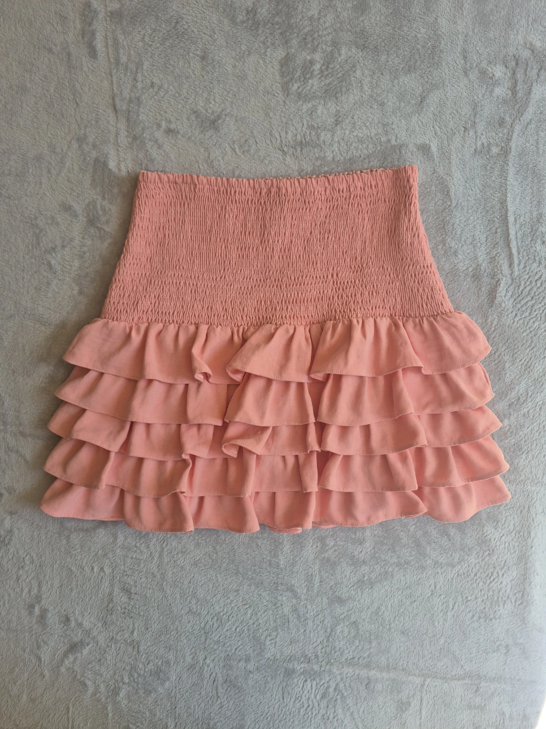 Pink Ruffled Skirt