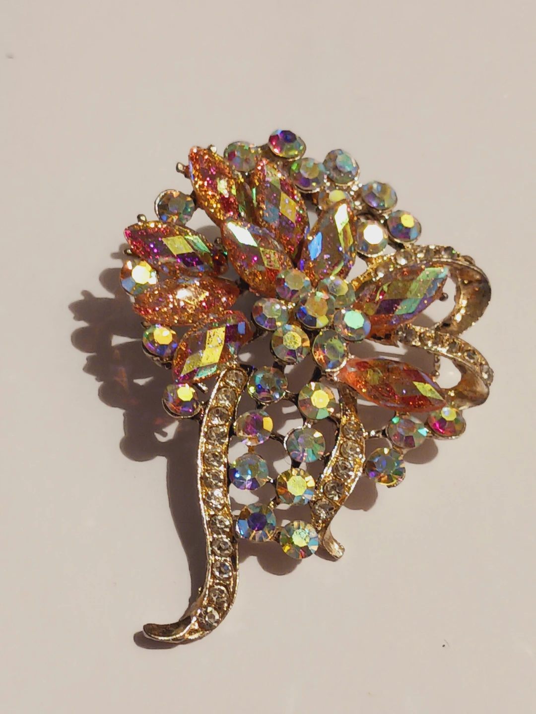 Vintage Rhinestone Brooch - photo 4