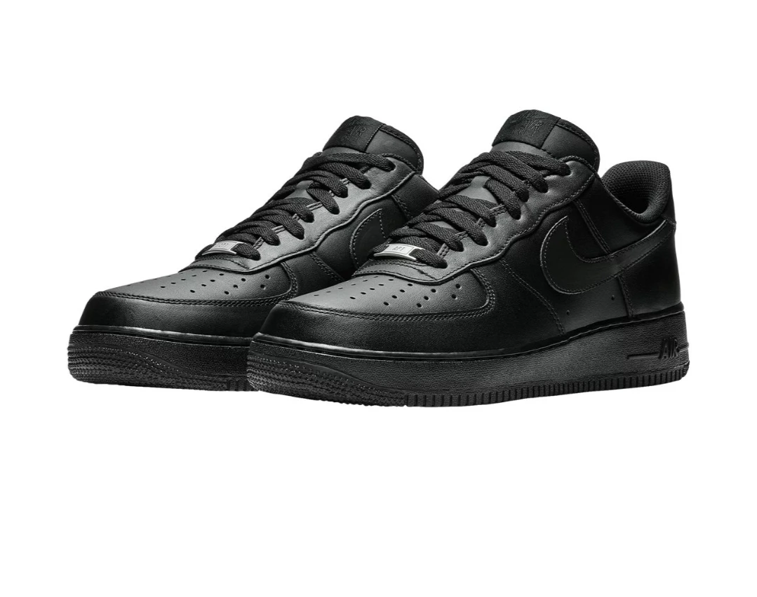 NEW! Nike: Air Force 1 Low Black  Shoe Men's Sz US9 42.5cm - photo 2