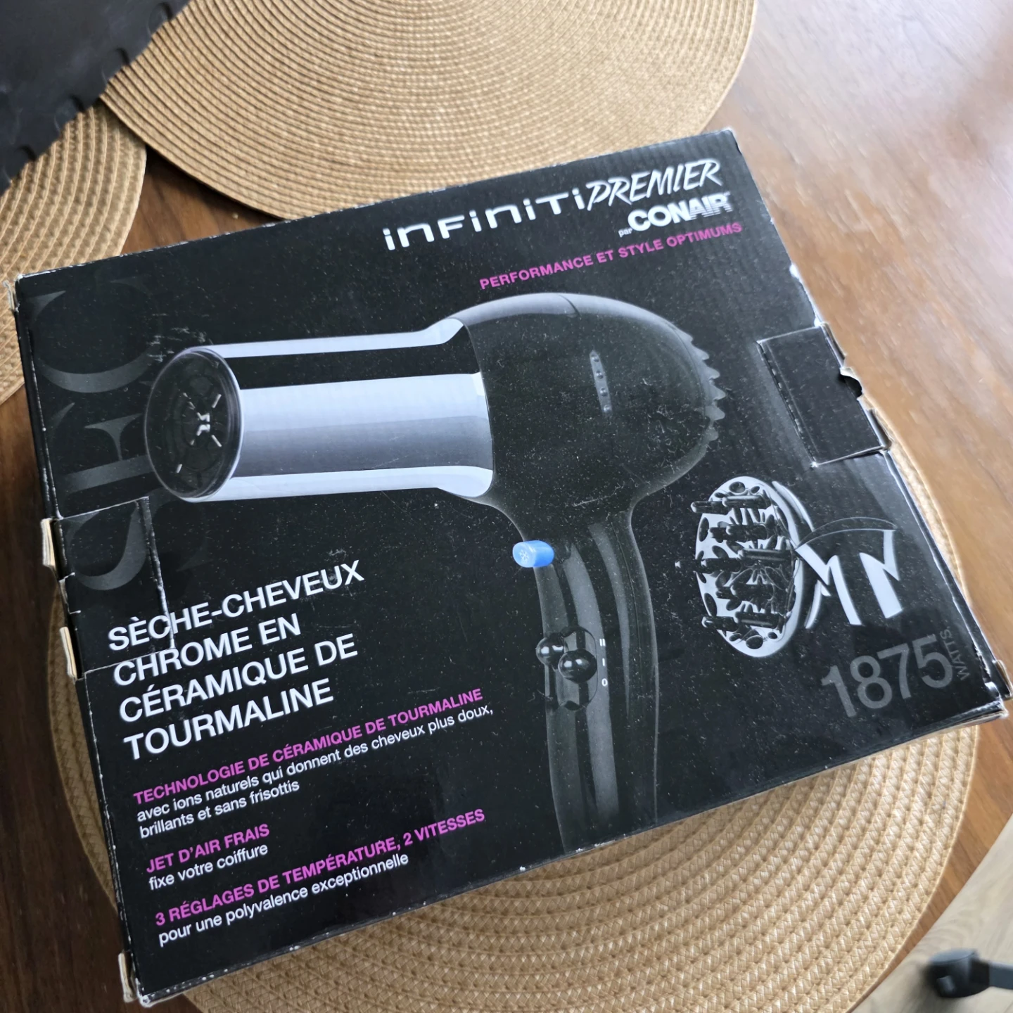 Conair Infiniti Premier 1875W Ceramic Tourmaline Hair Dryer