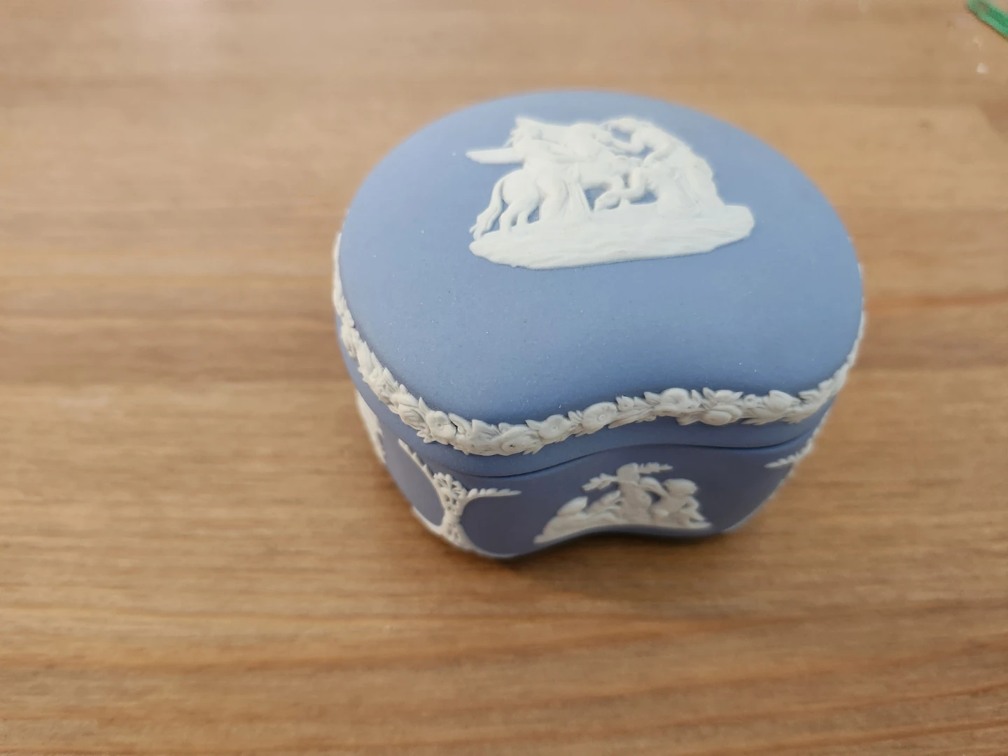 Wedgewood Jasperware Heart Trinket Box