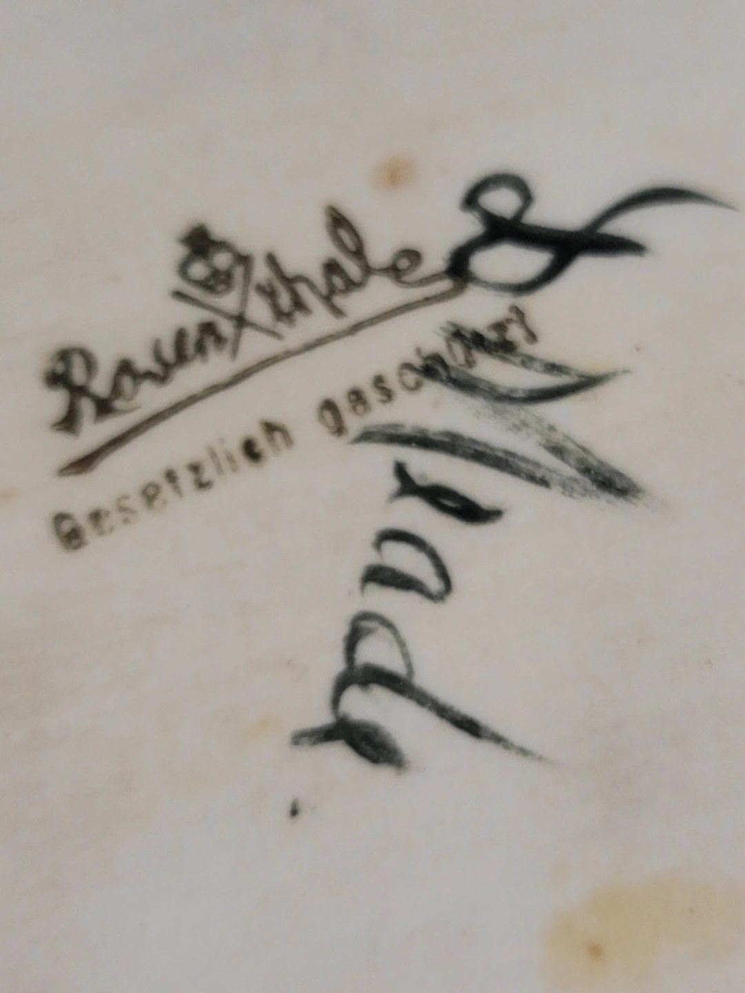 Rosenkavalier Hand-Painted Serving Tray - photo 2