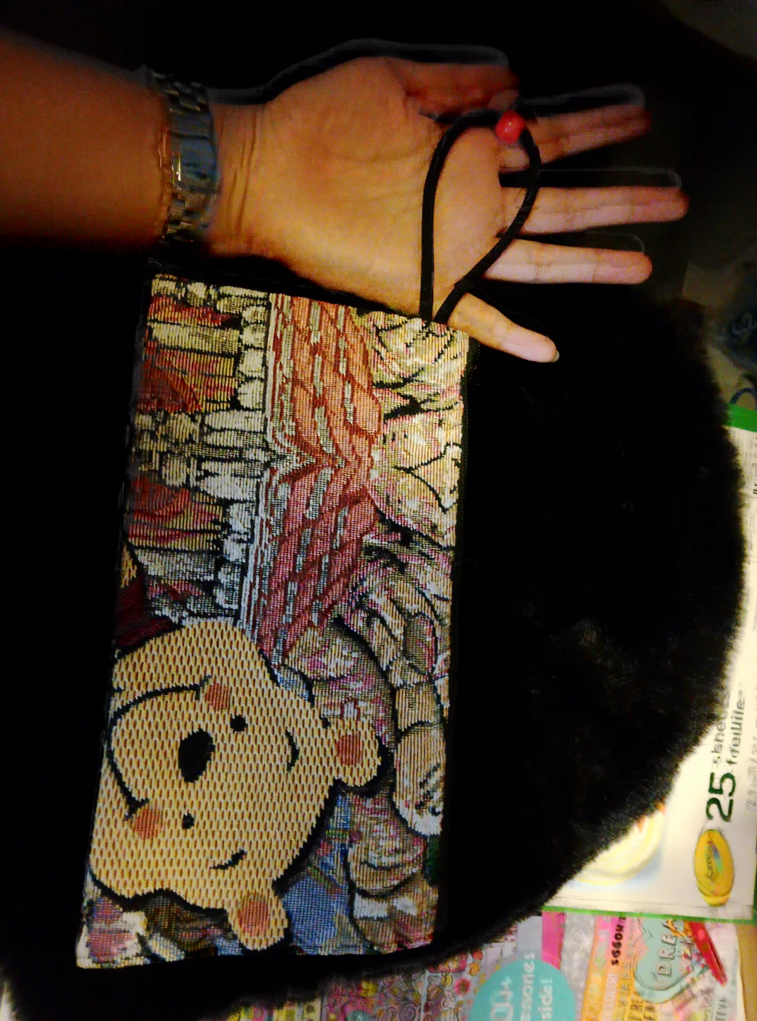 Winnie the Pooh Tapestry Clutch Pouch