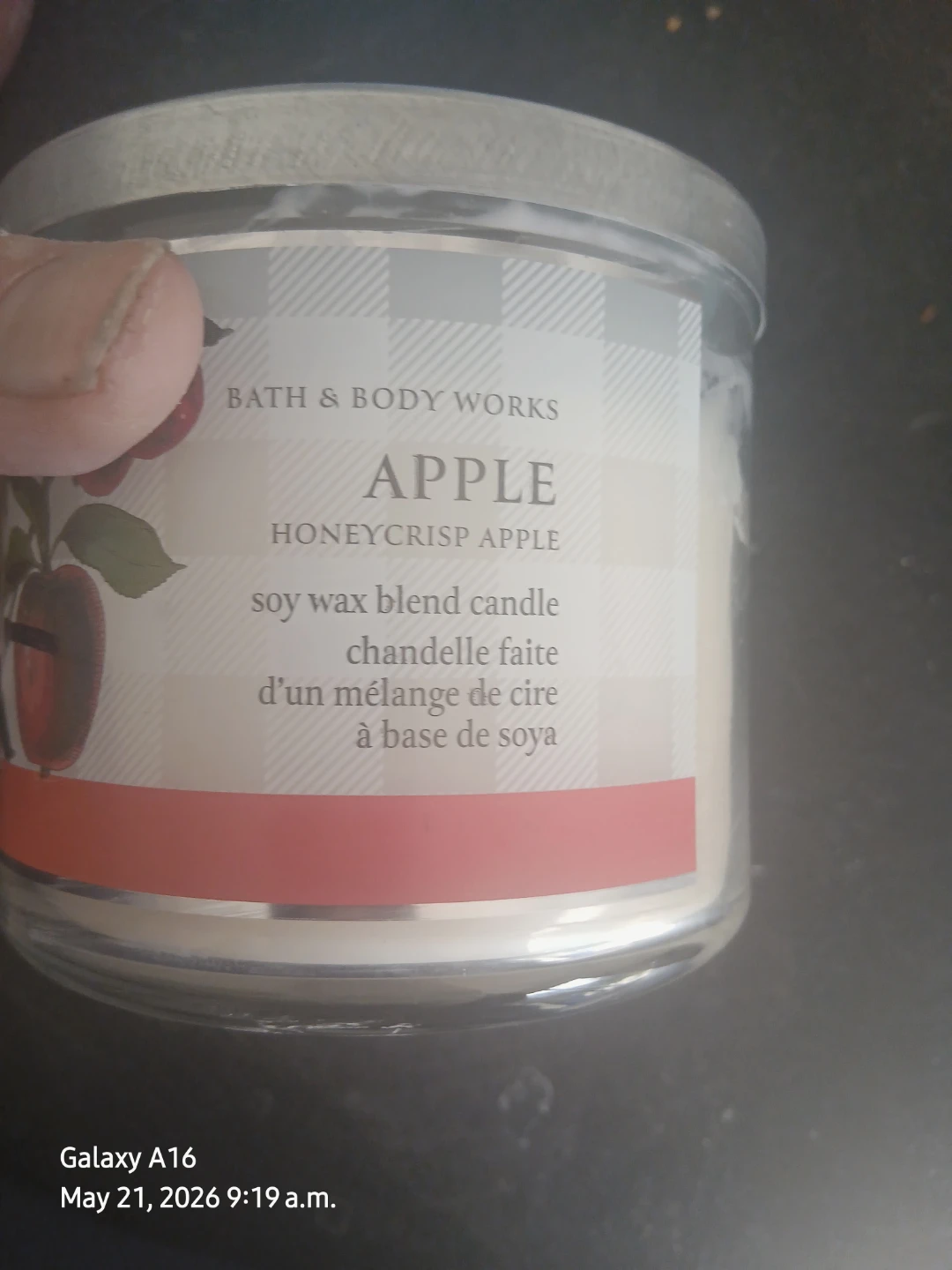 Bath & Body Works Honeycrisp Apple Soy Wax Blend Candle