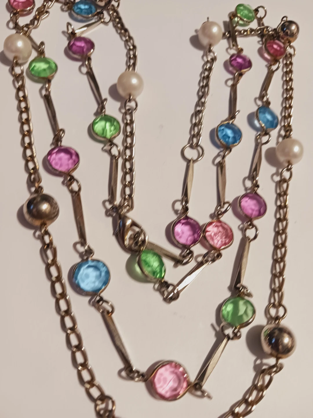 Beautiful Layered Necklace with Colorful Beads & Pearls - photo 2