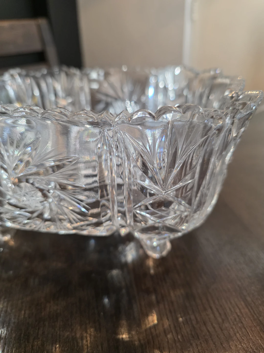 Vintage Bohemian crystal bowl - photo 3