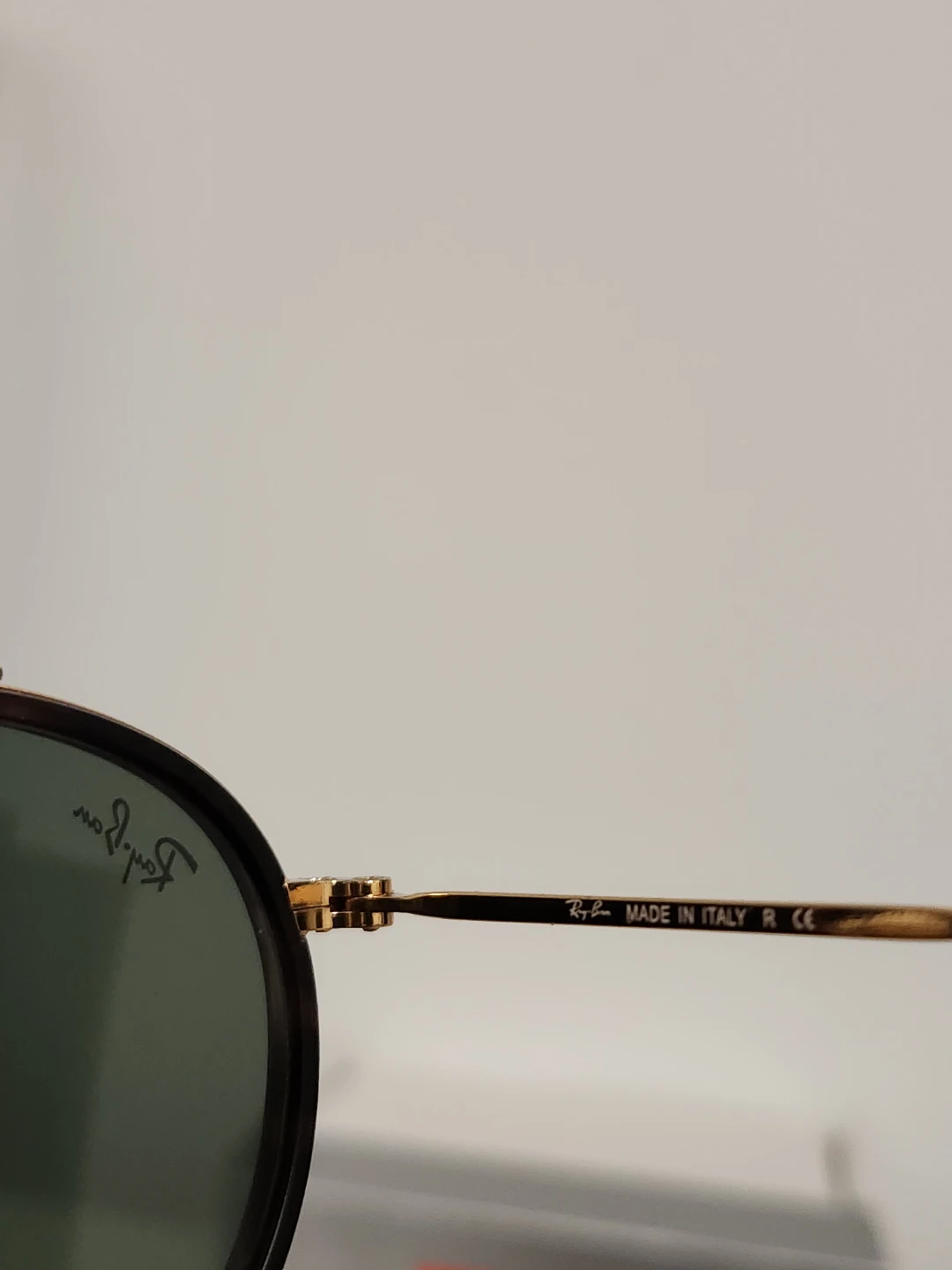 Ray-Ban RB3647N Round Double Bridge Gold Green NEW Full Set - photo 3
