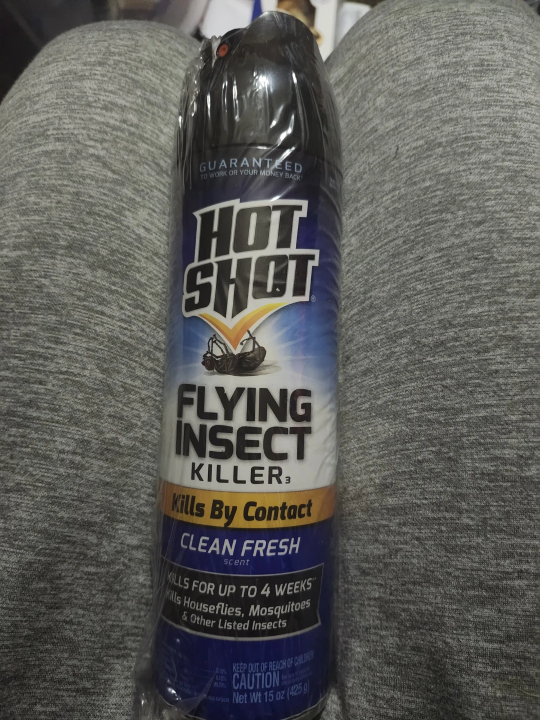 Hot Shot Flying Insect Killer Spray - Clean Fresh Scent - 15 oz
