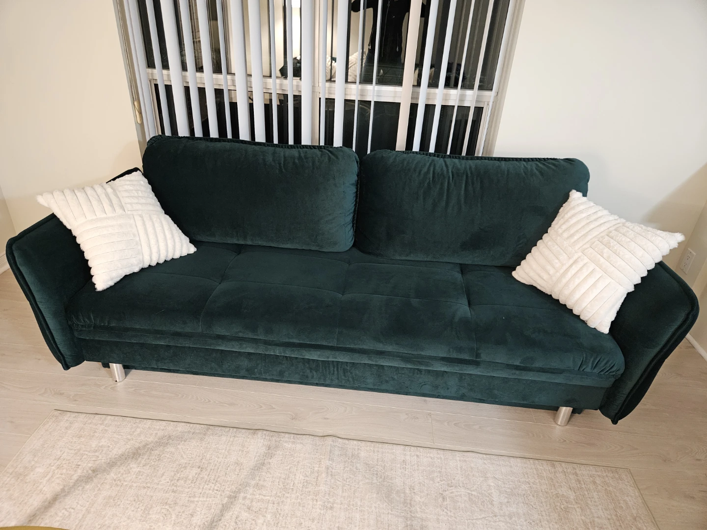 Green Velvet Sofa Bed
