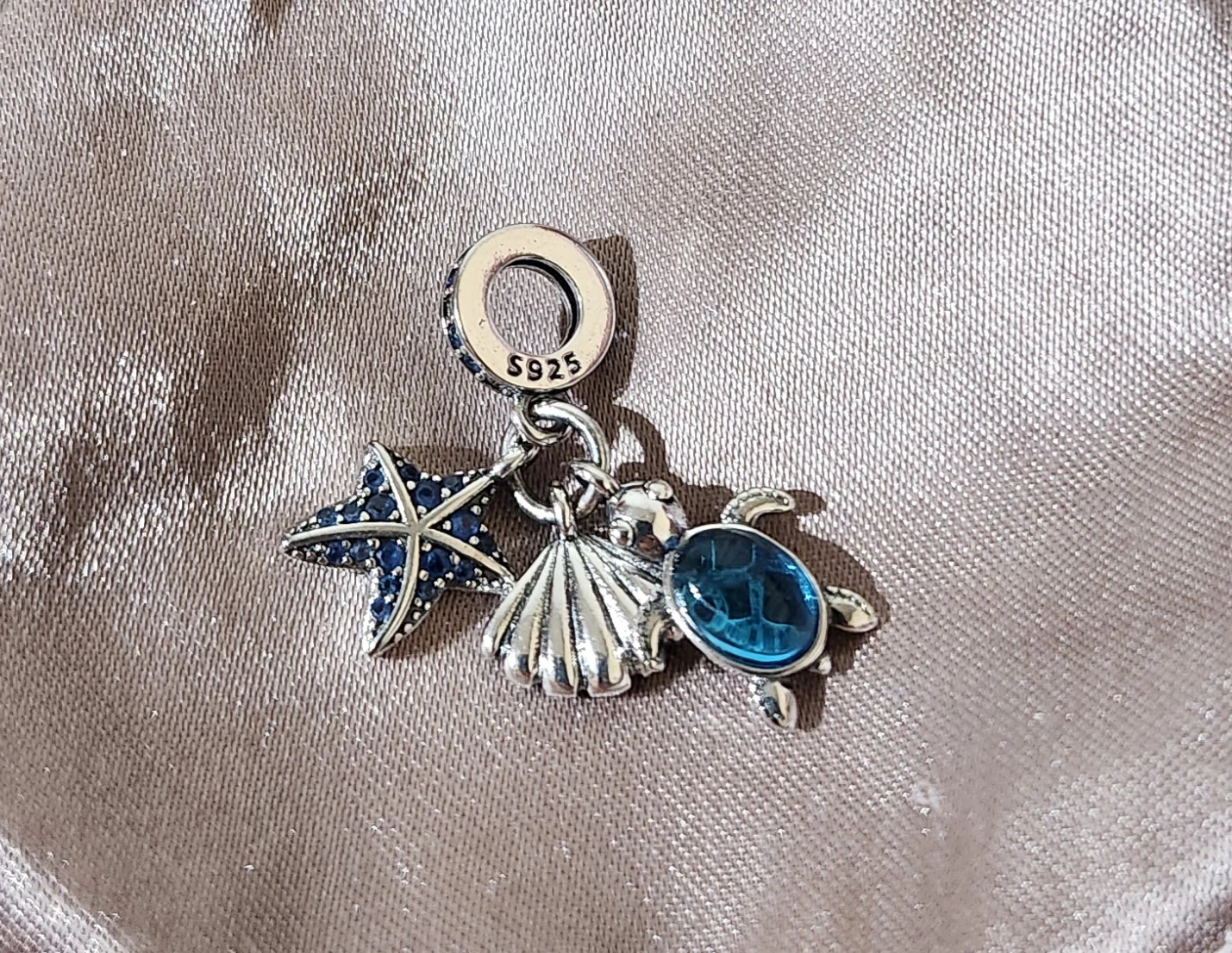 Sterling Silver Ocean Charm - photo 2