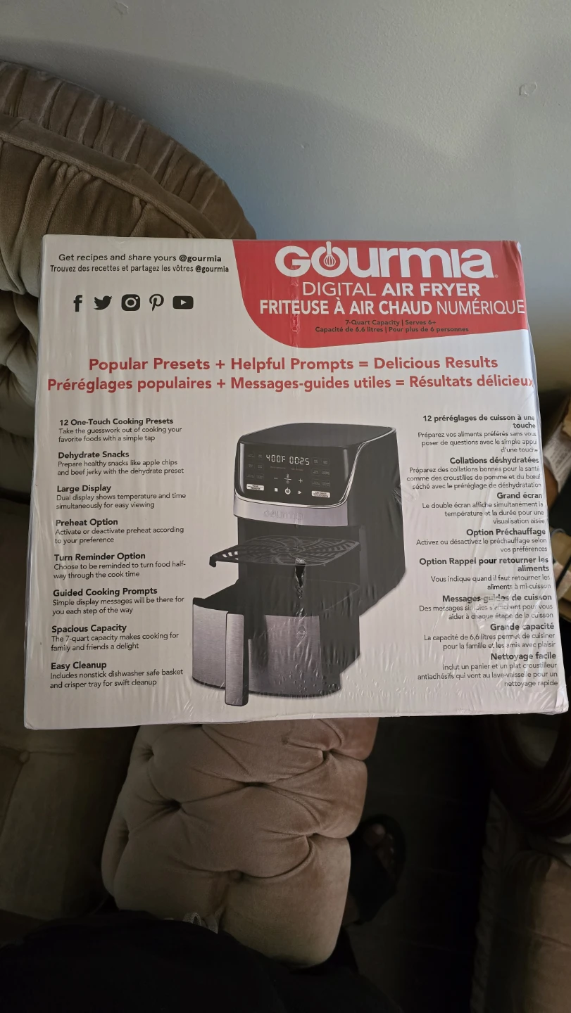 Gourmia 7-Quart Digital Air Fryer