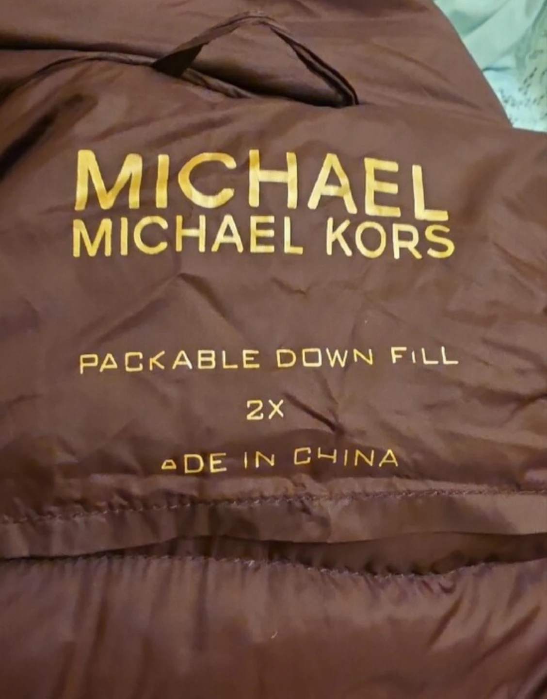 Michael Kors Packable Down Fill Puffer Coat Size 2X - photo 3