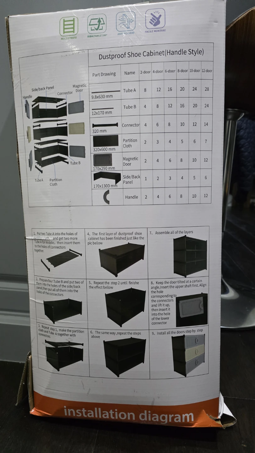 Dustproof Shoe Cabinet/Storage Cabinet - photo 2