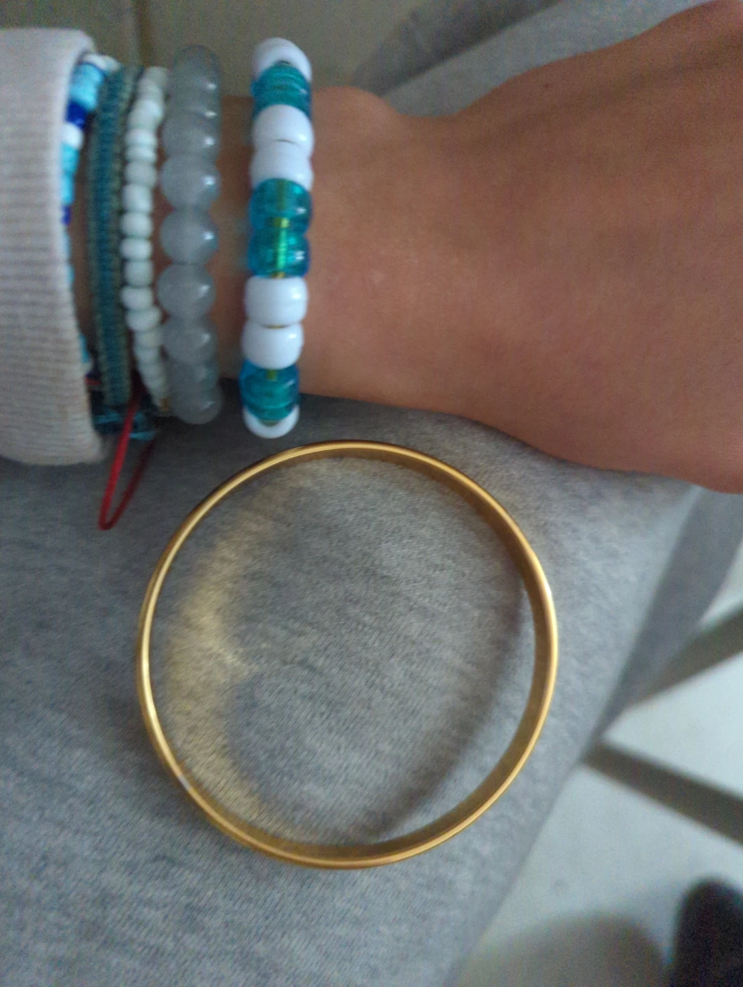 Gold-toned Bangle Bracelet - photo 4