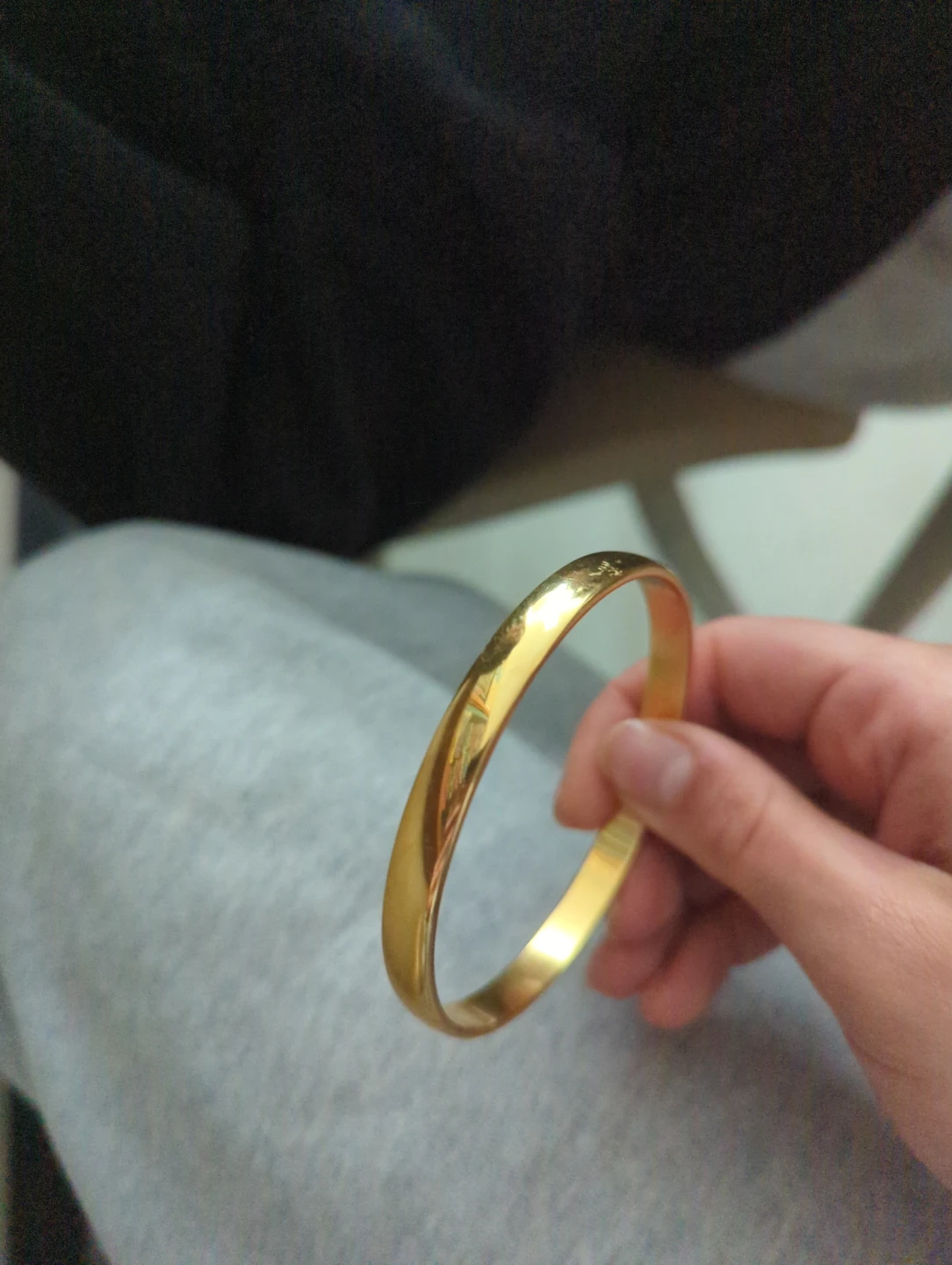 Gold-toned Bangle Bracelet - photo 5