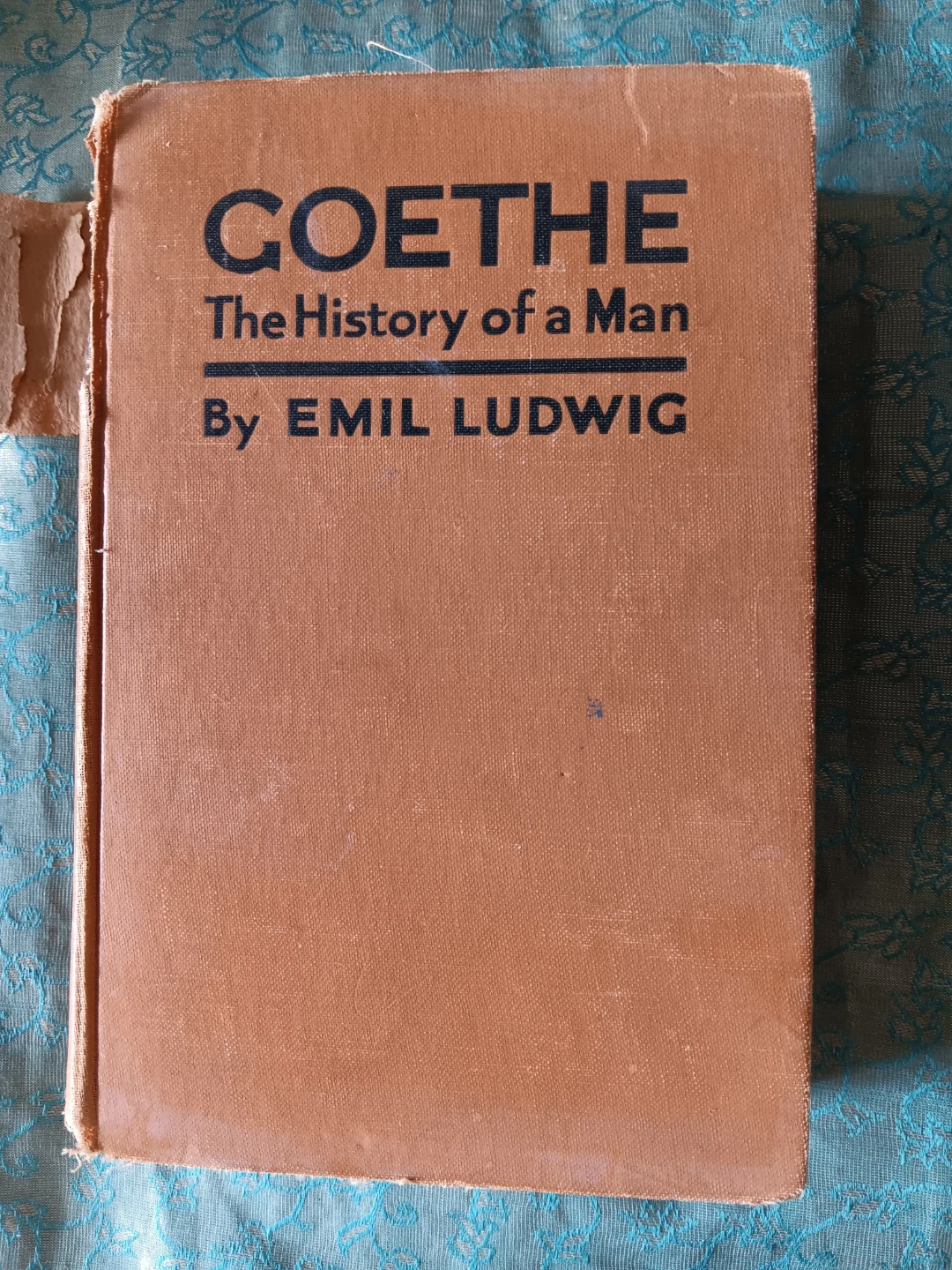 Goethe: The History of a Man by Emil Ludwig Book