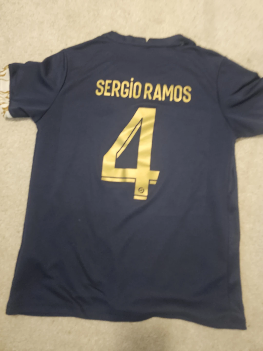 Paris Saint-Germain Sergio Ramos #4 Jersey rear one - photo 2