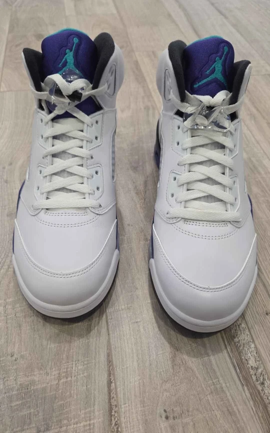 Air Jordan 5 Retro 'Grape' Sneakers - photo 3