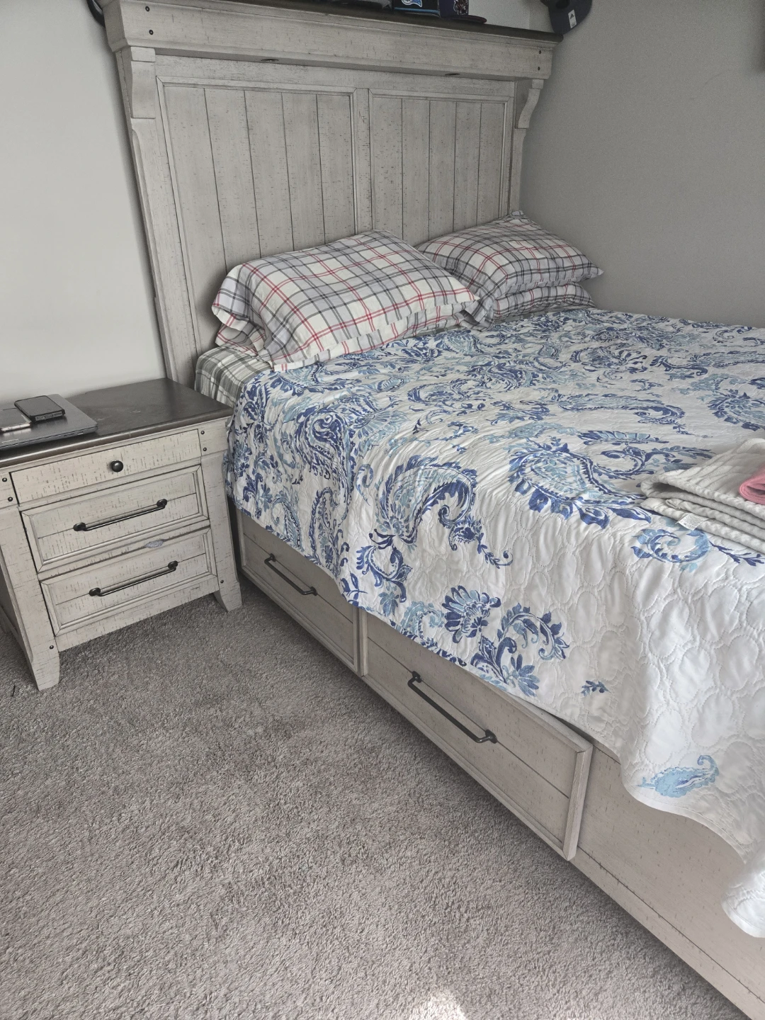 Bed Frame with Storage Drawers 6