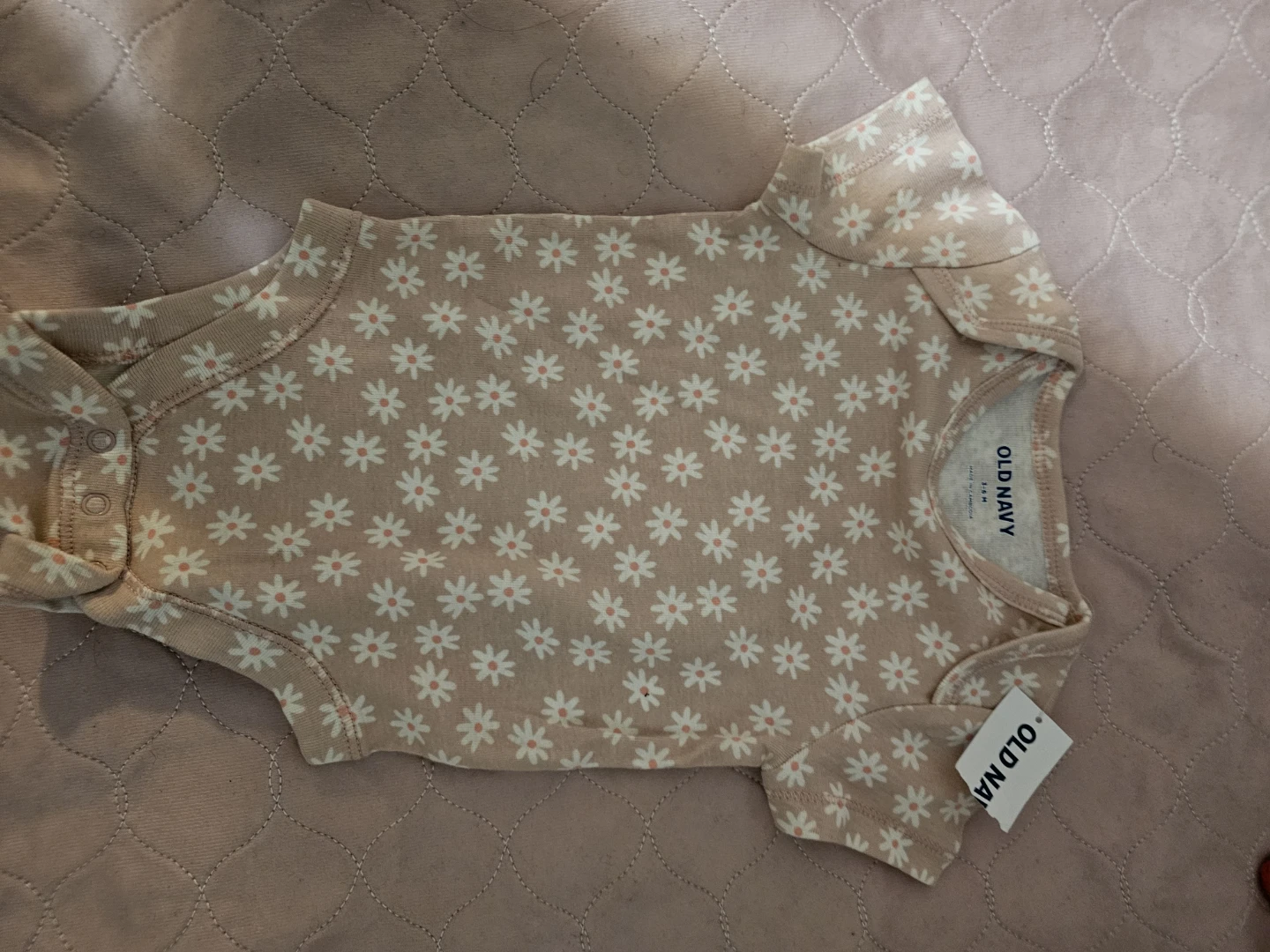 Old Navy Baby Girl Daisy Print Bodysuit