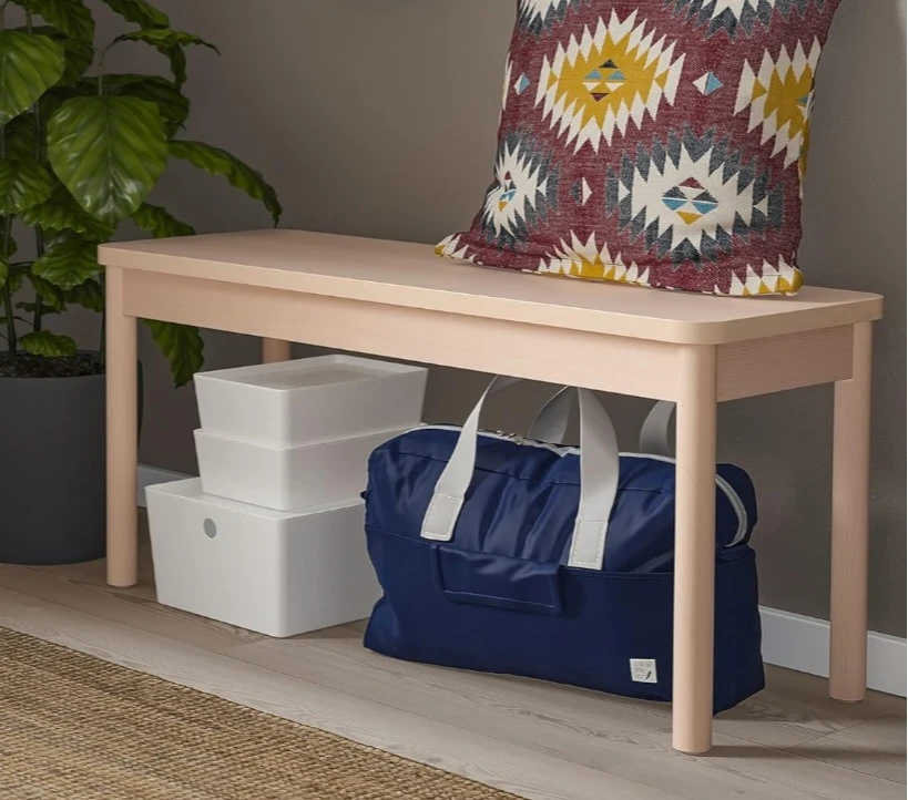 IKEA RÖNNINGE bench - Birch - photo 5