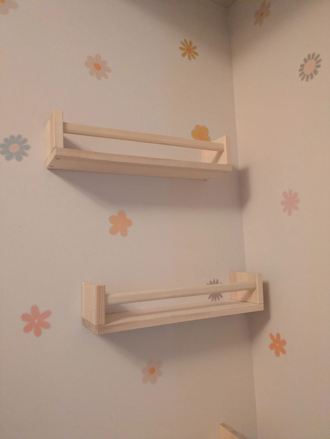 Wooden Wall Mounted Bookshelf Set (3) - photo 3