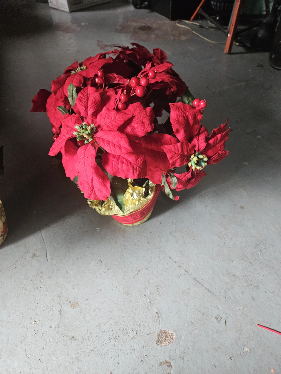 Artificial Poinsettia Plants - photo 3