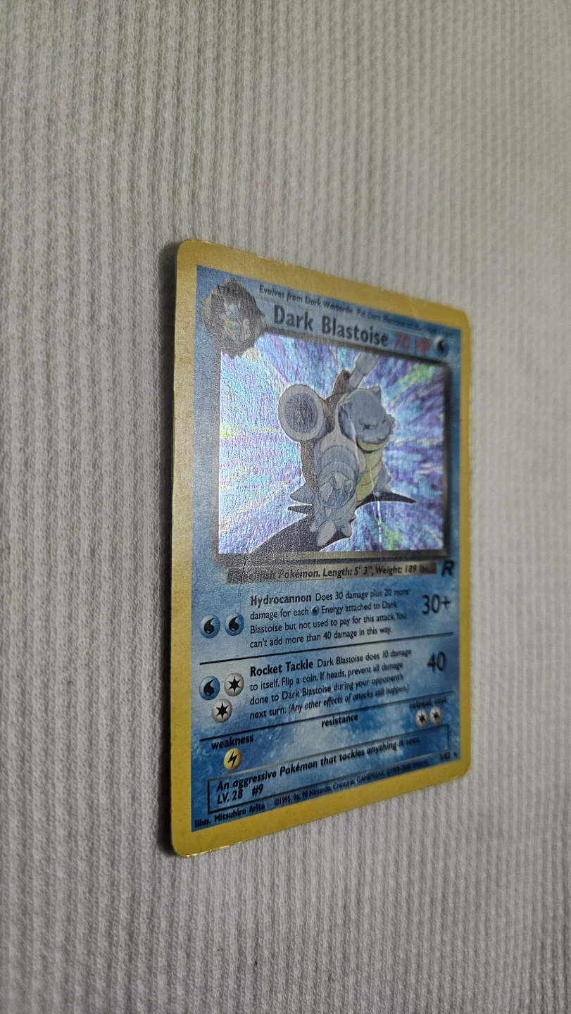 Dark Blastoise Holo Pokemon Card - photo 2