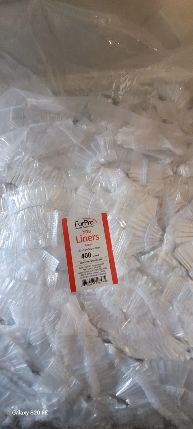 ForPro Spa Liners - Clear, 400 Count